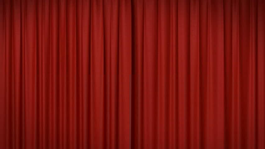 Rideau rouge de 6 x 3m