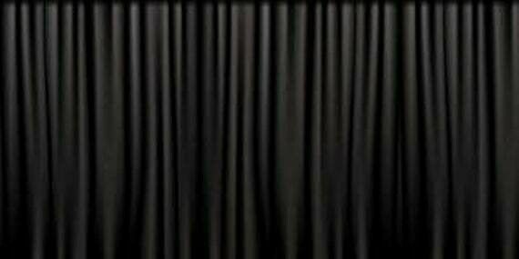 Rideau noir de 6 x 3m