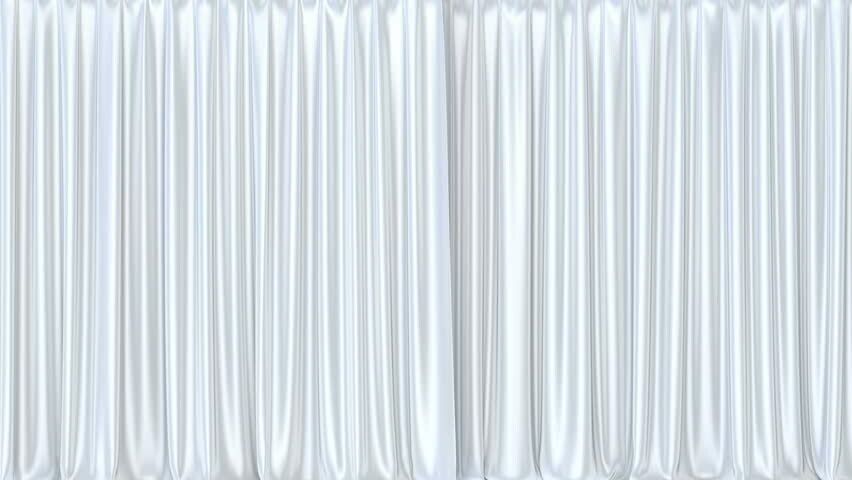Rideau blanc de 6 x 4m