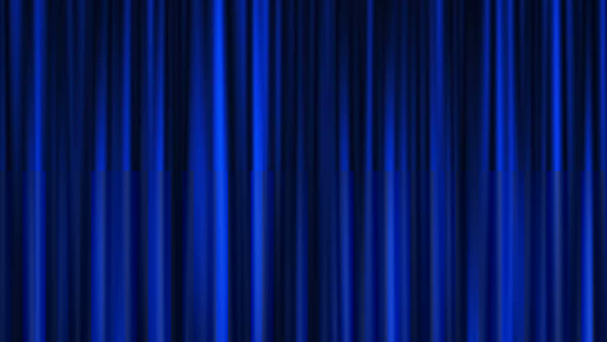 Rideau bleu azur de 6 x 3m