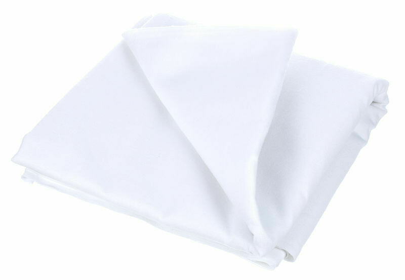 Tenture / frise blanche de 6 x 1m