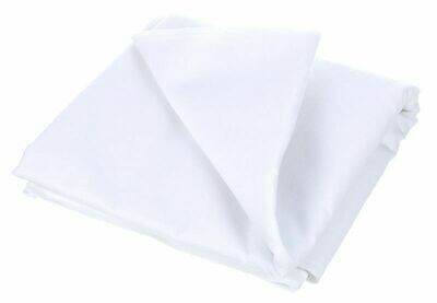 Tenture / frise blanche de 6 x 1m
