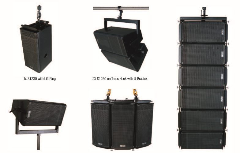 Enceinte d’array Nexo S1230 - 1250W