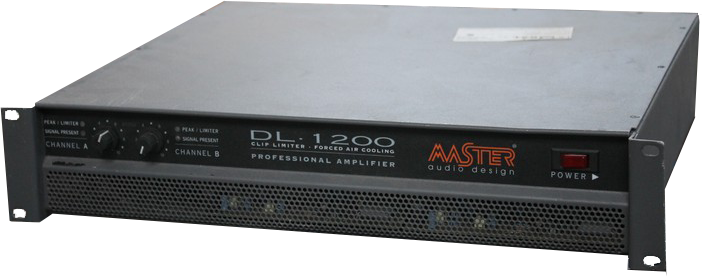 Master Audio DL1200 - 2 x 600W / 4 ohm
