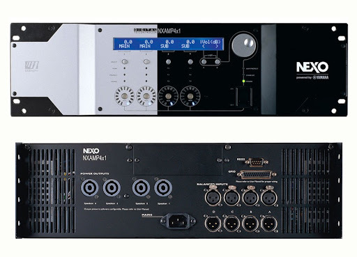 Amplificateur Nexo NX AMP 4x4 v (DSP + Dante) - 4 x 4000W / 2 ohm