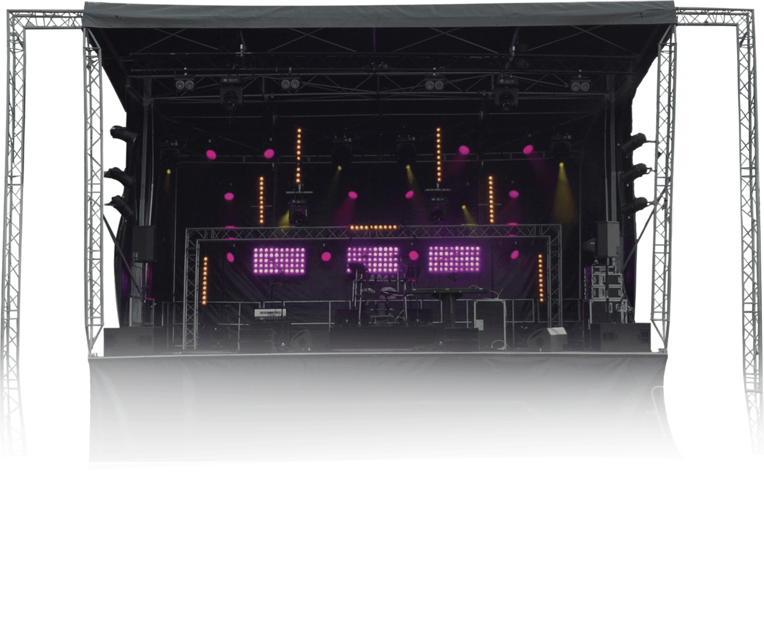 Scène mobile Europodium Hydrau IV de 9 x 6,7m