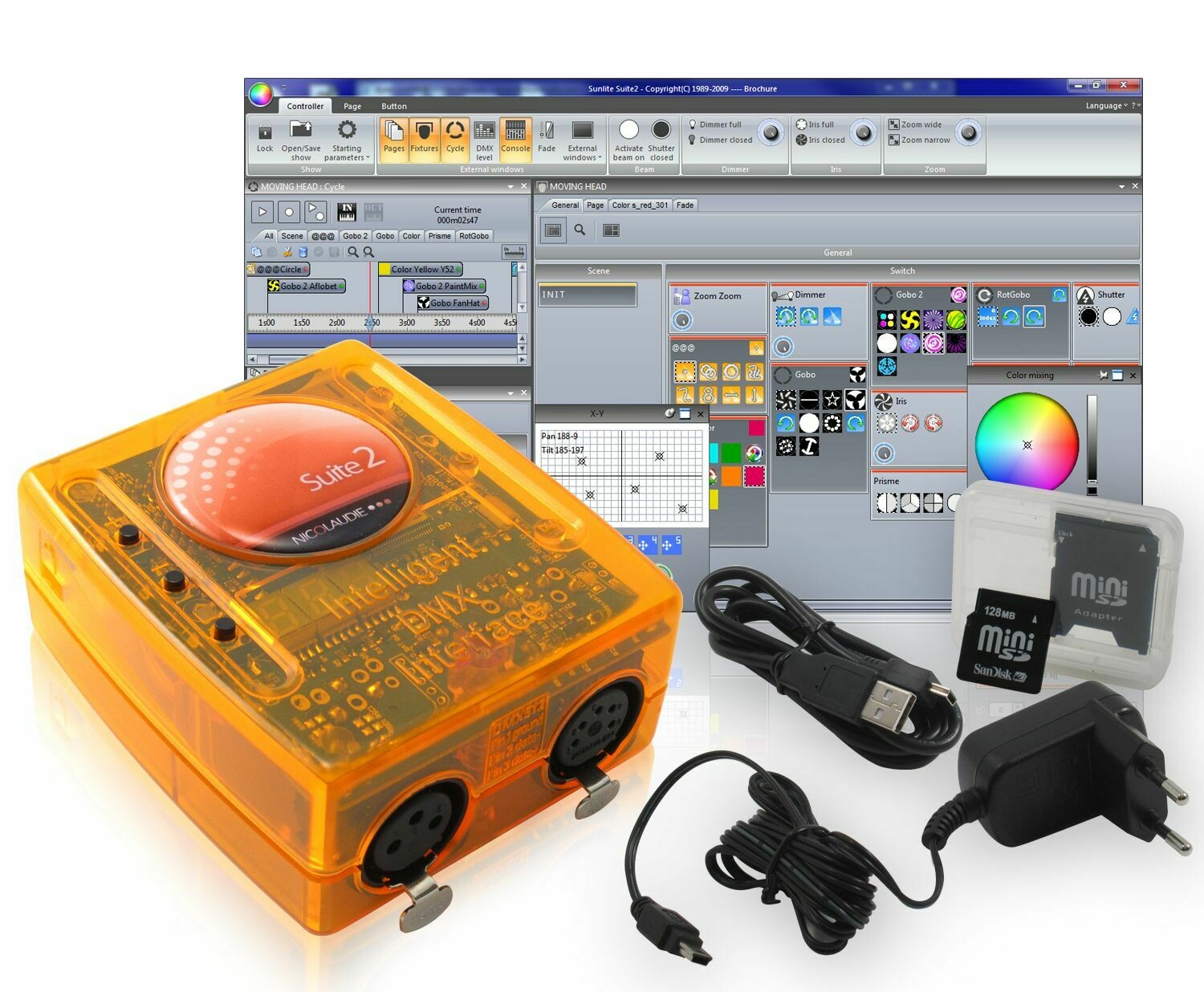 Boîtier et logiciel Sunlite Suite 2 FC