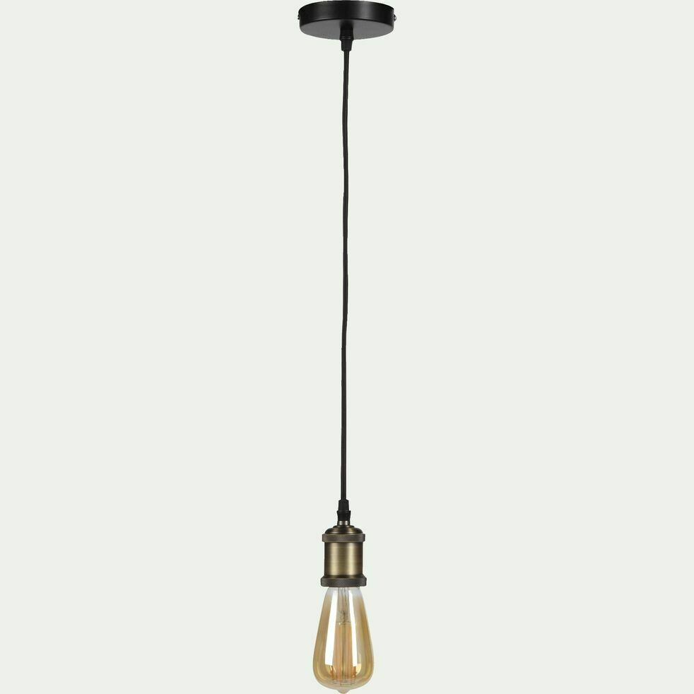 Suspension vintage et lampe décorative