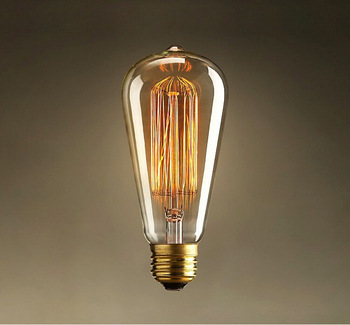 Suspension &quot;araignée&quot; avec 5 lampes LED vintage Edison