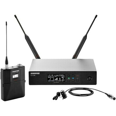 Liaison UHF Shure QLXD 14 avec micro cravate WL 185