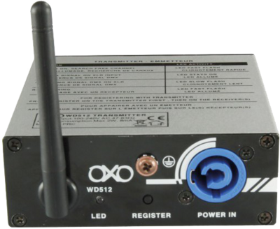 Émetteur et récepteur DMX Oxo TW512