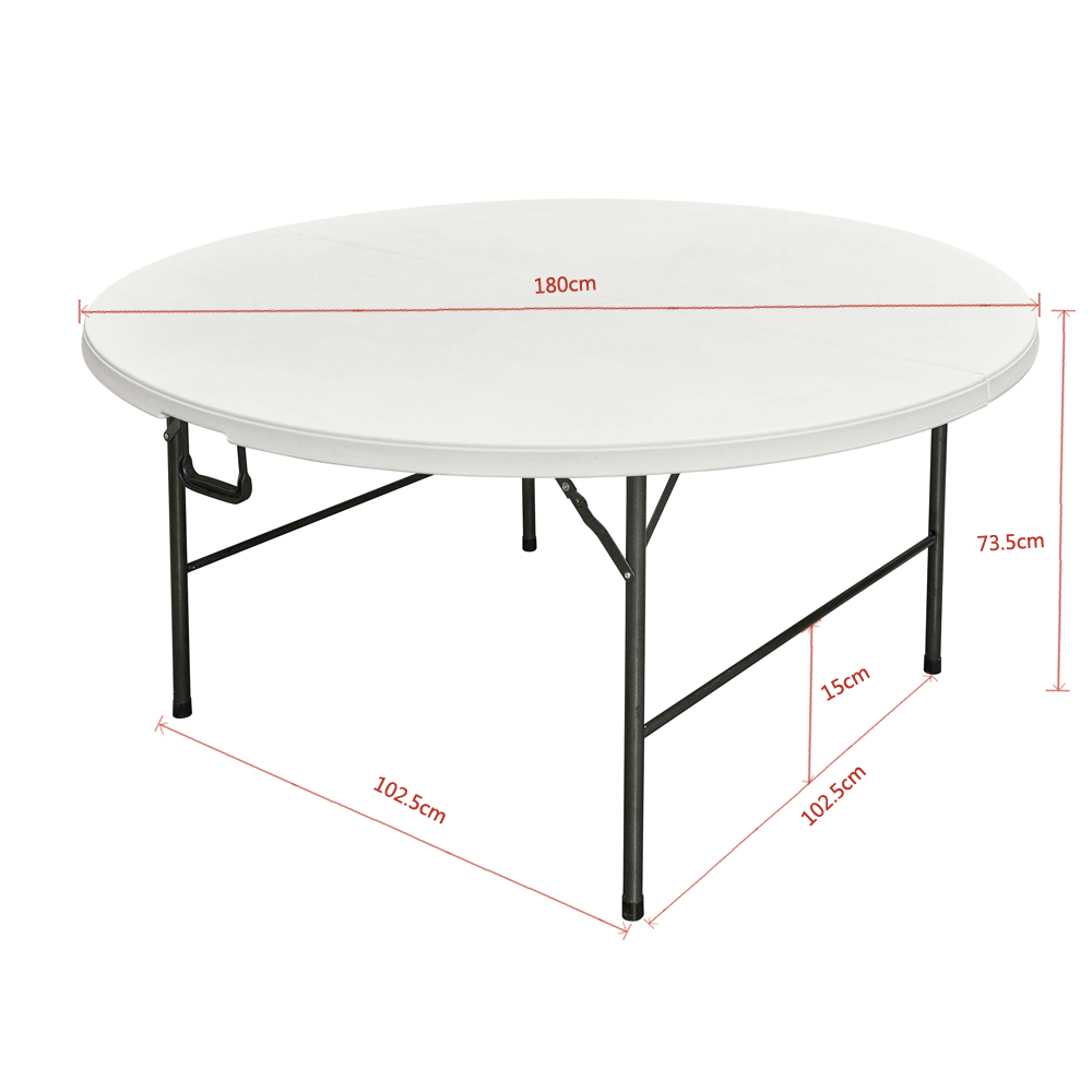 Table ronde de 180cm (pliante) Table ronde de 180cm (pliante)