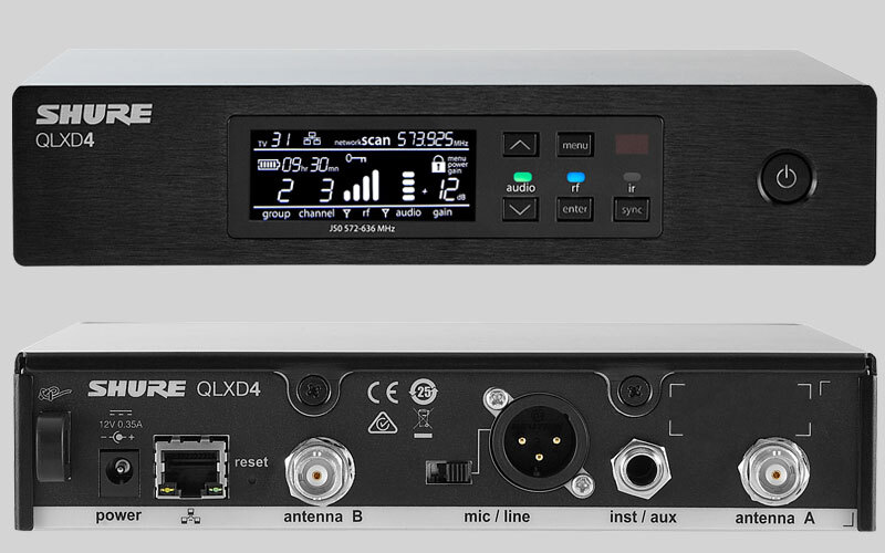 Liaison UHF Shure QLX-D avec micro KSM9 ou Bêta 87A