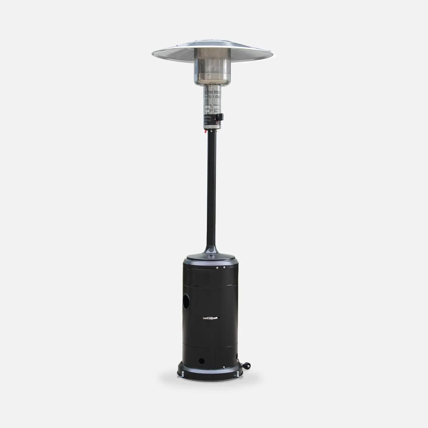 Parasol chauffant de 12,5 kW + bouteille de gaz de 13kg