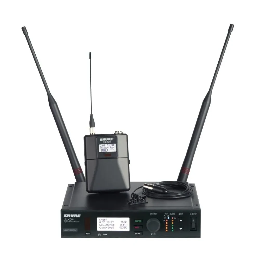 Liaison UHF Shure ULX-D avec émetteur de poche