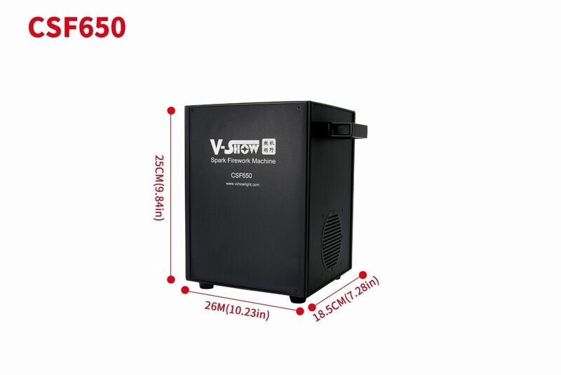 Machine à étincelle froide CSF650 V-Show