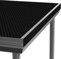 Profilé pour jupe de scène 200cm pour praticable