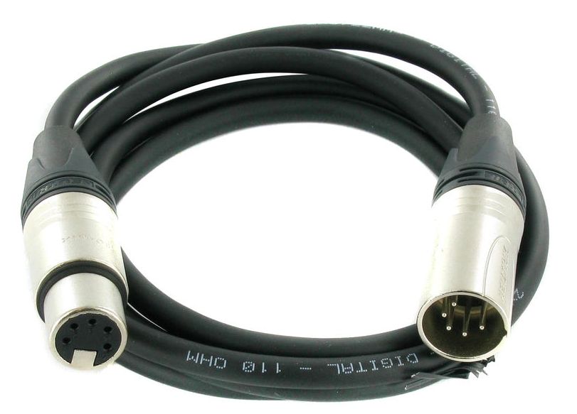 Câble DMX 5 broches 3m