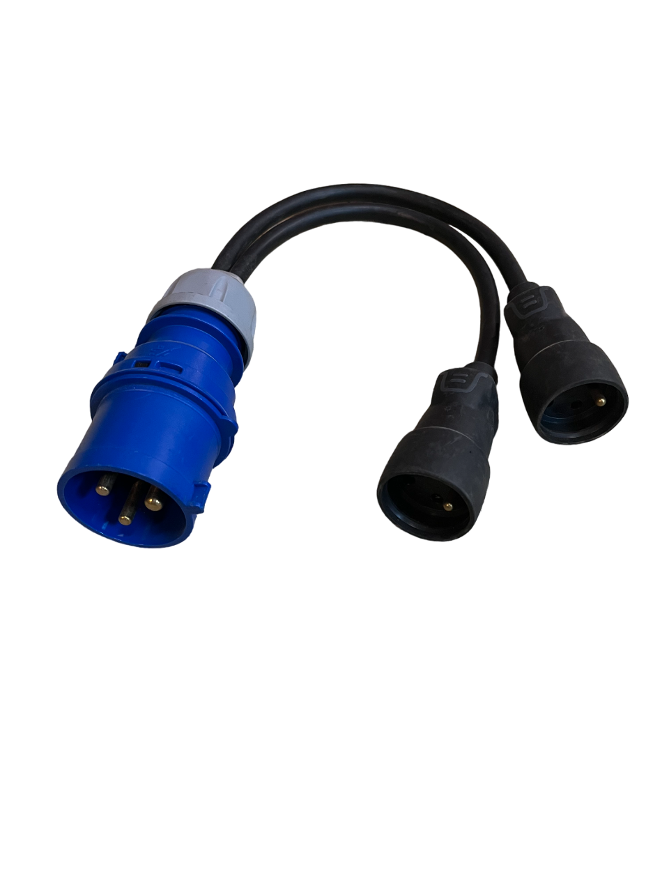 Adaptateur mono P17 32A vers 2 PC16A