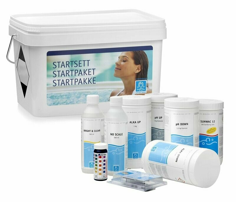 SpaCare Startpakke m/SunWac 12