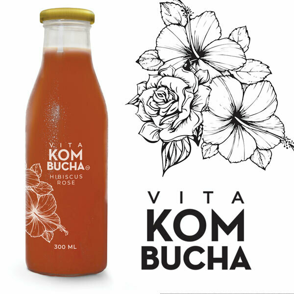 Hibiscus Rose  Kombucha