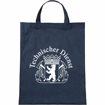 Baumwolltasche, kurzer Henkel