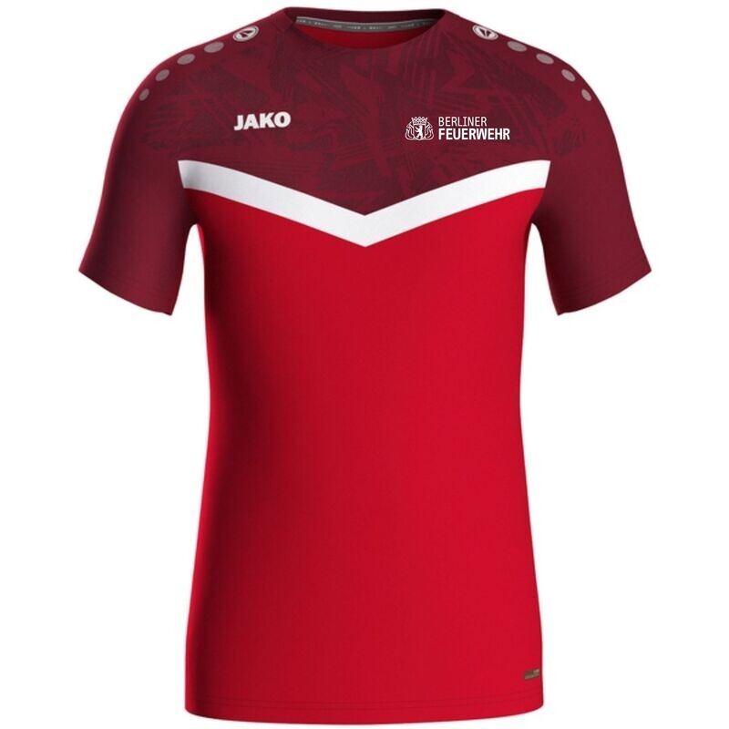 JAKO T-Shirt Iconic rot/weinrot JAKO T-Shirt Iconic rot/weinrot