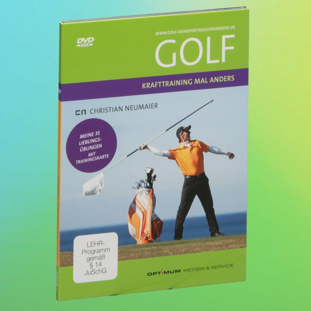 GOLF – KRAFTTRAINING MAL ANDERS: MEINE 35 LIEBLINGSÜBUNGEN DVD MIT TRAININGSKARTE GOLF – KRAFTTRAINING MAL ANDERS: MEINE 35 LIEBLINGSÜBUNGEN DVD MIT TRAININGSKARTE