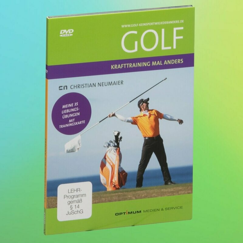 GOLF – KRAFTTRAINING MAL ANDERS: MEINE 35 LIEBLINGSÜBUNGEN DVD MIT TRAININGSKARTE GOLF – KRAFTTRAINING MAL ANDERS: MEINE 35 LIEBLINGSÜBUNGEN DVD MIT TRAININGSKARTE