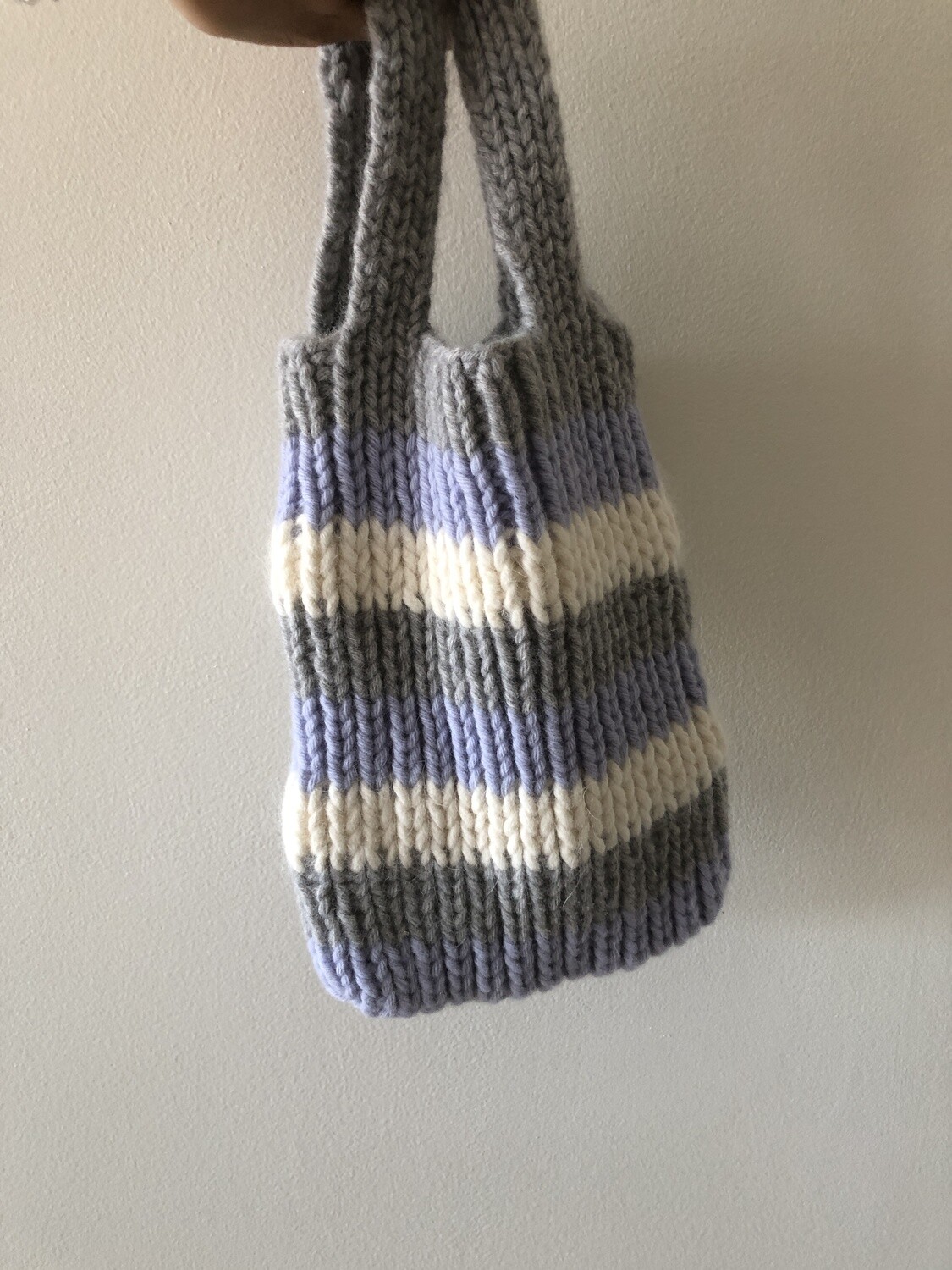 HANDKNIT MINI TOTE