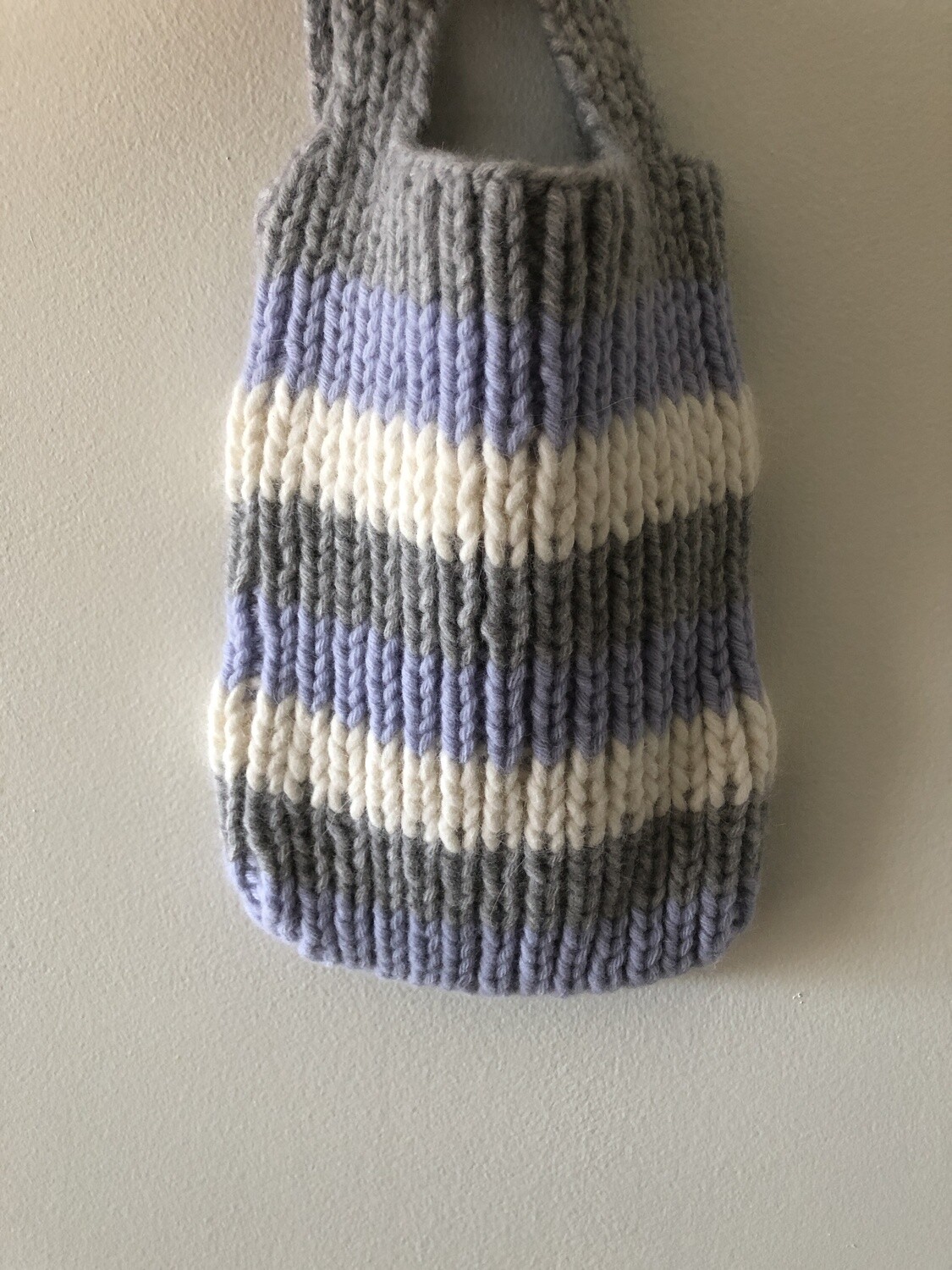 HANDKNIT MINI TOTE