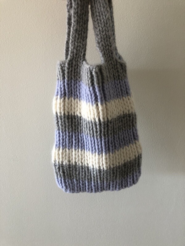 HANDKNIT MINI TOTE
