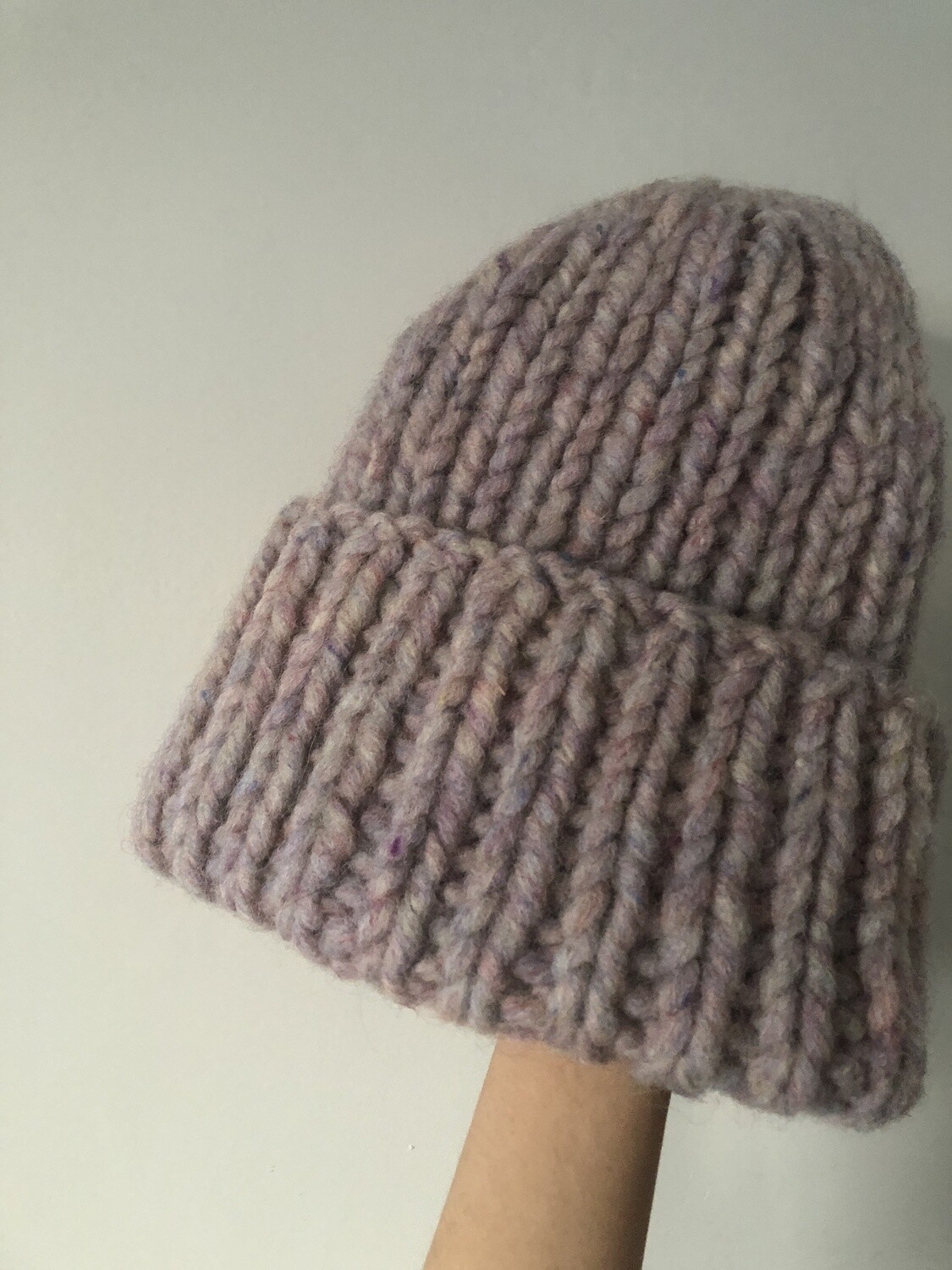 TALL BRIM BEANIE- ONE OF A KIND MARL