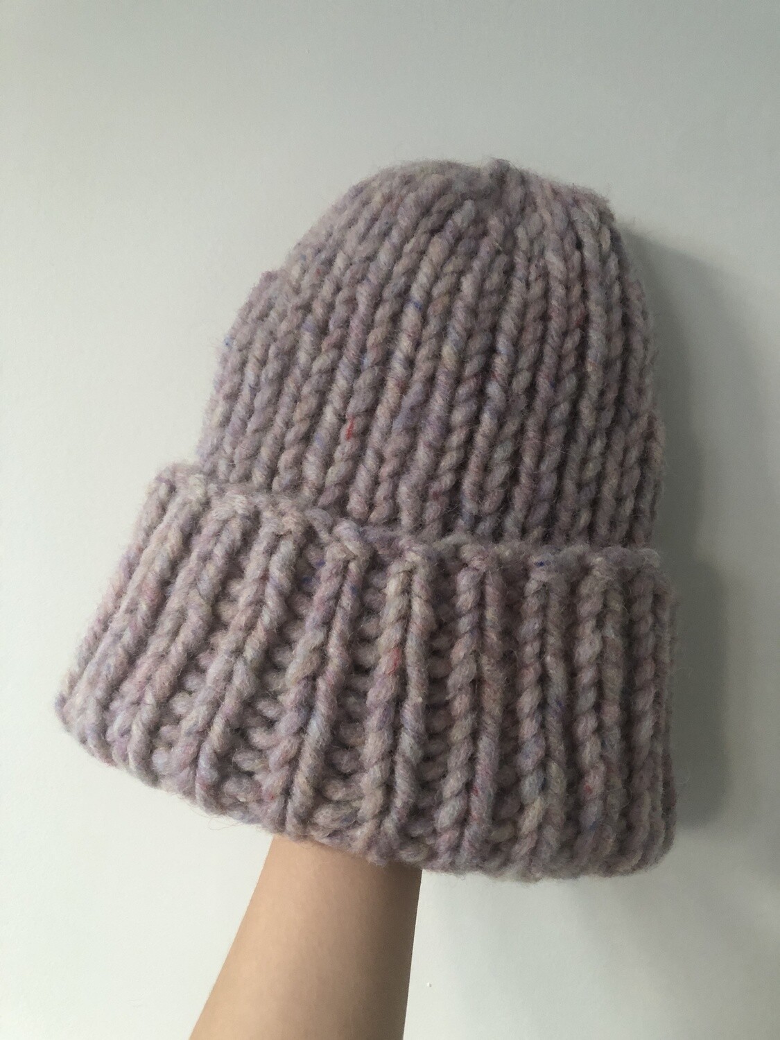TALL BRIM BEANIE- ONE OF A KIND MARL