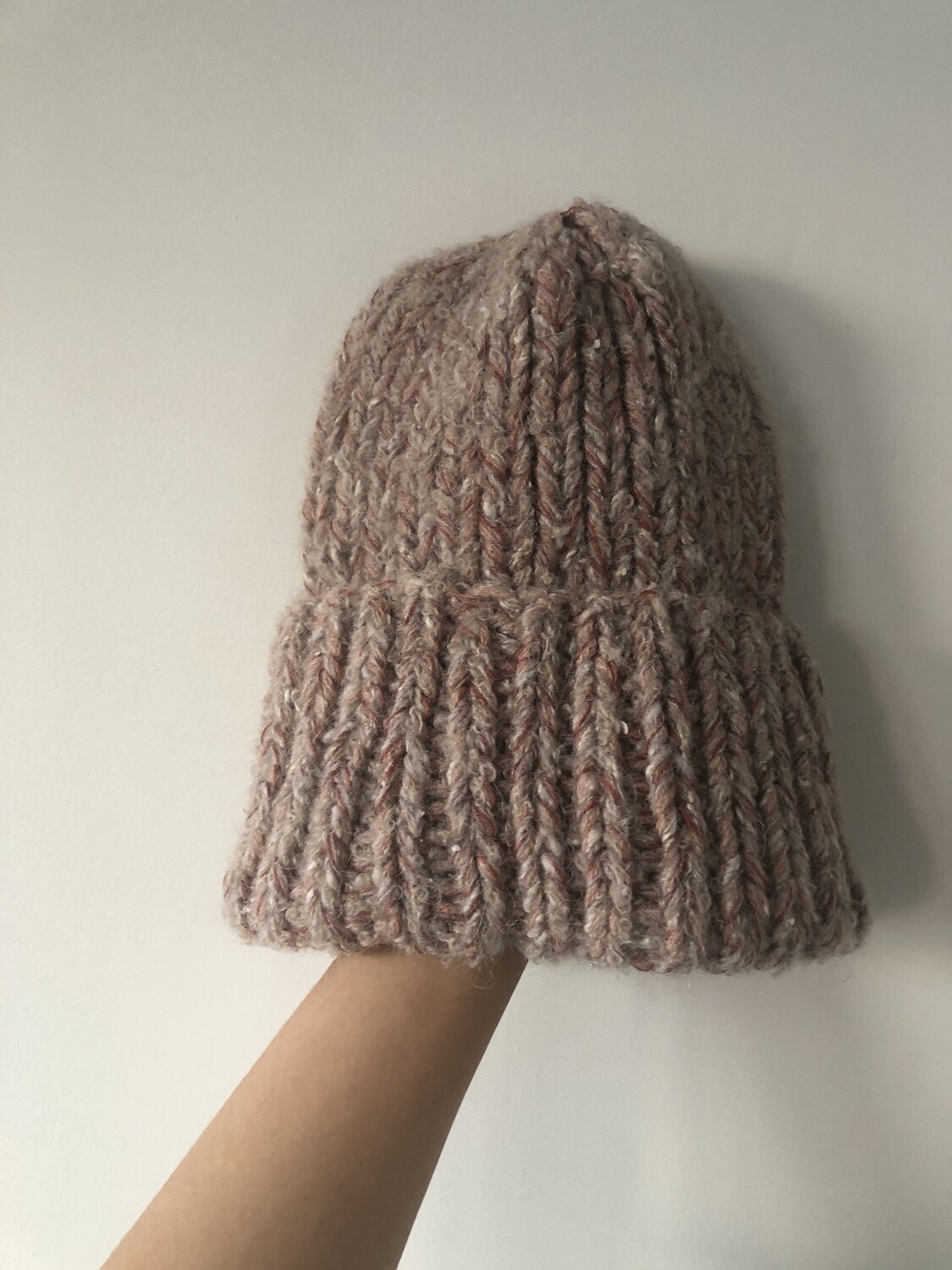 TALL BRIM BEANIE- ONE OF A KIND MARL