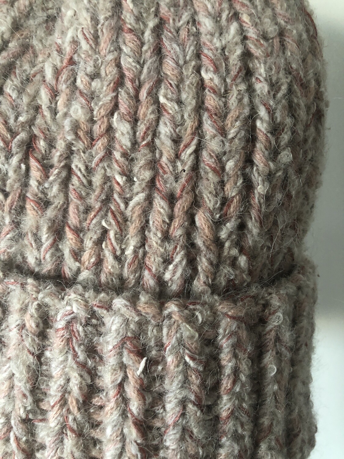 TALL BRIM BEANIE- ONE OF A KIND MARL