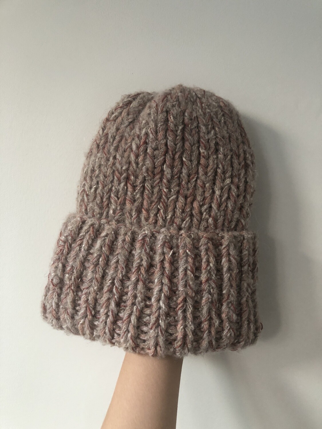 TALL BRIM BEANIE- ONE OF A KIND MARL