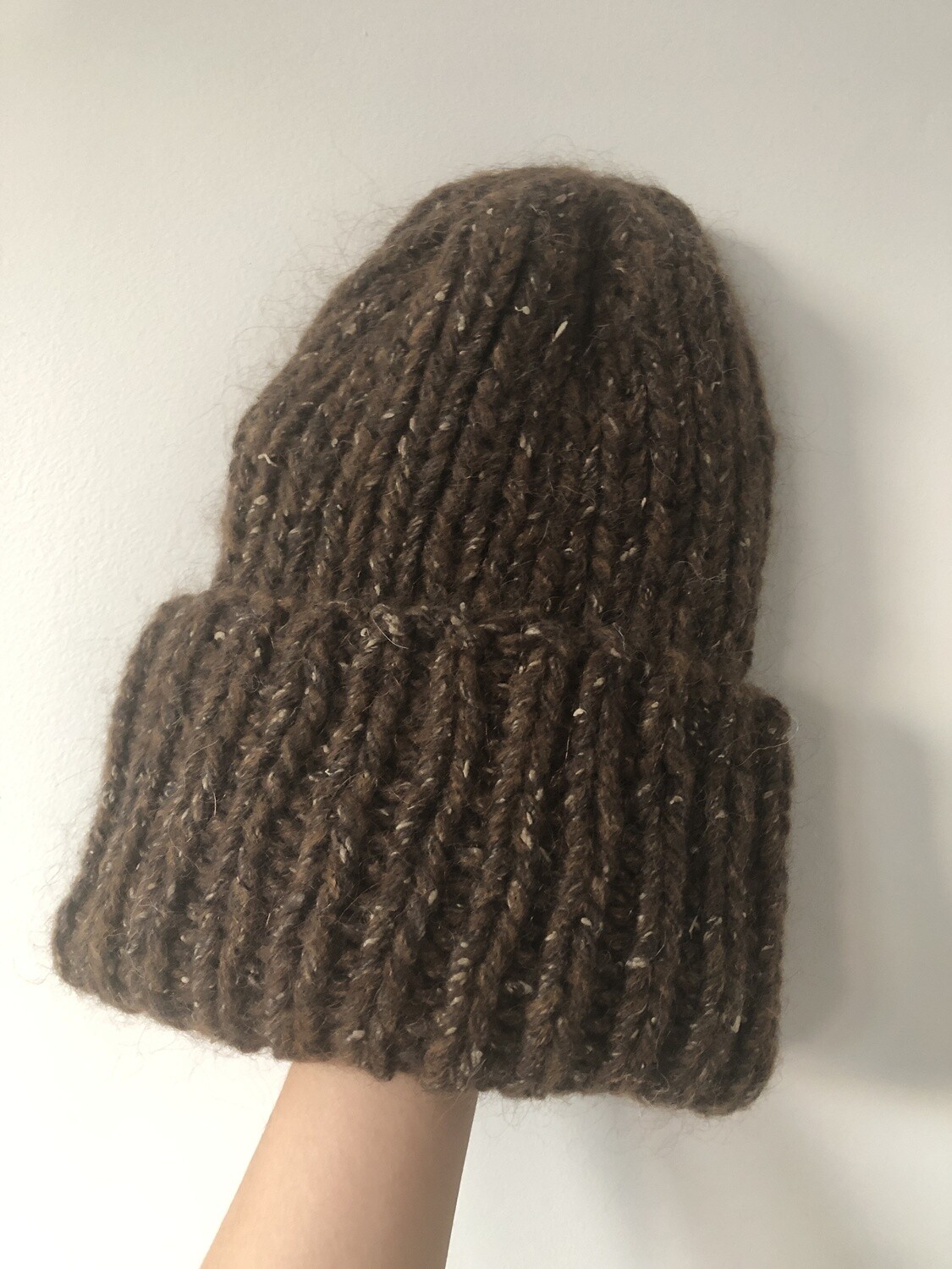 TALL BRIM BEANIE- ONE OF A KIND MARL