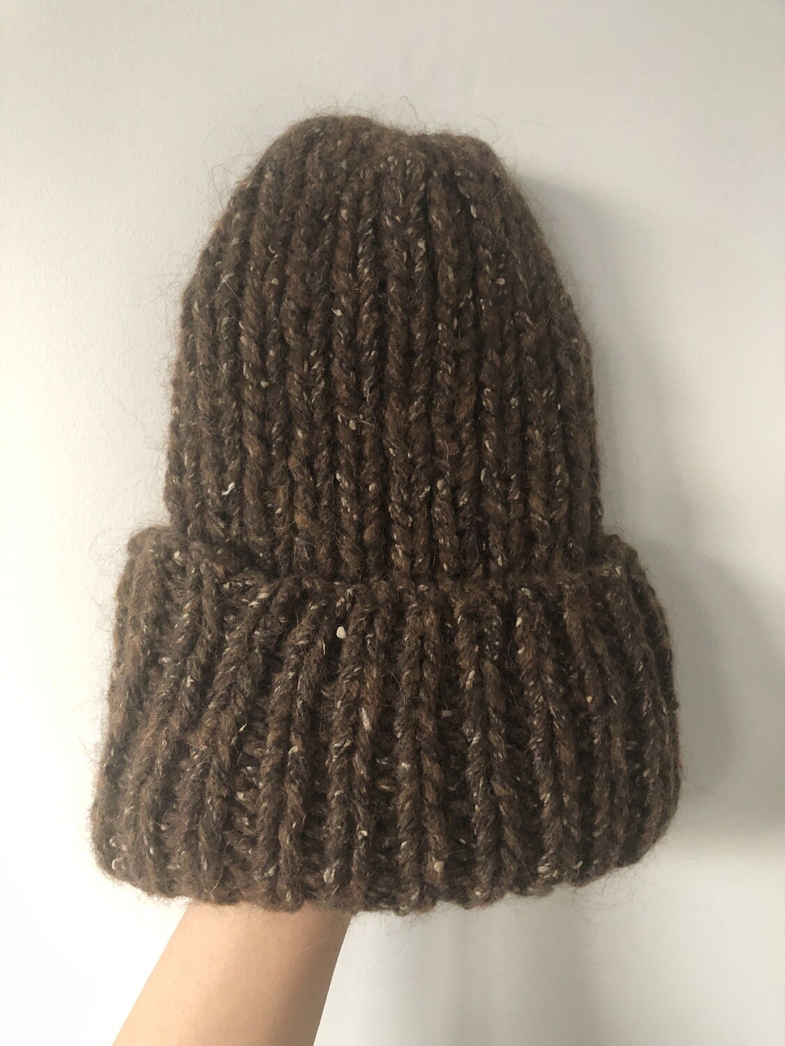 TALL BRIM BEANIE- ONE OF A KIND MARL