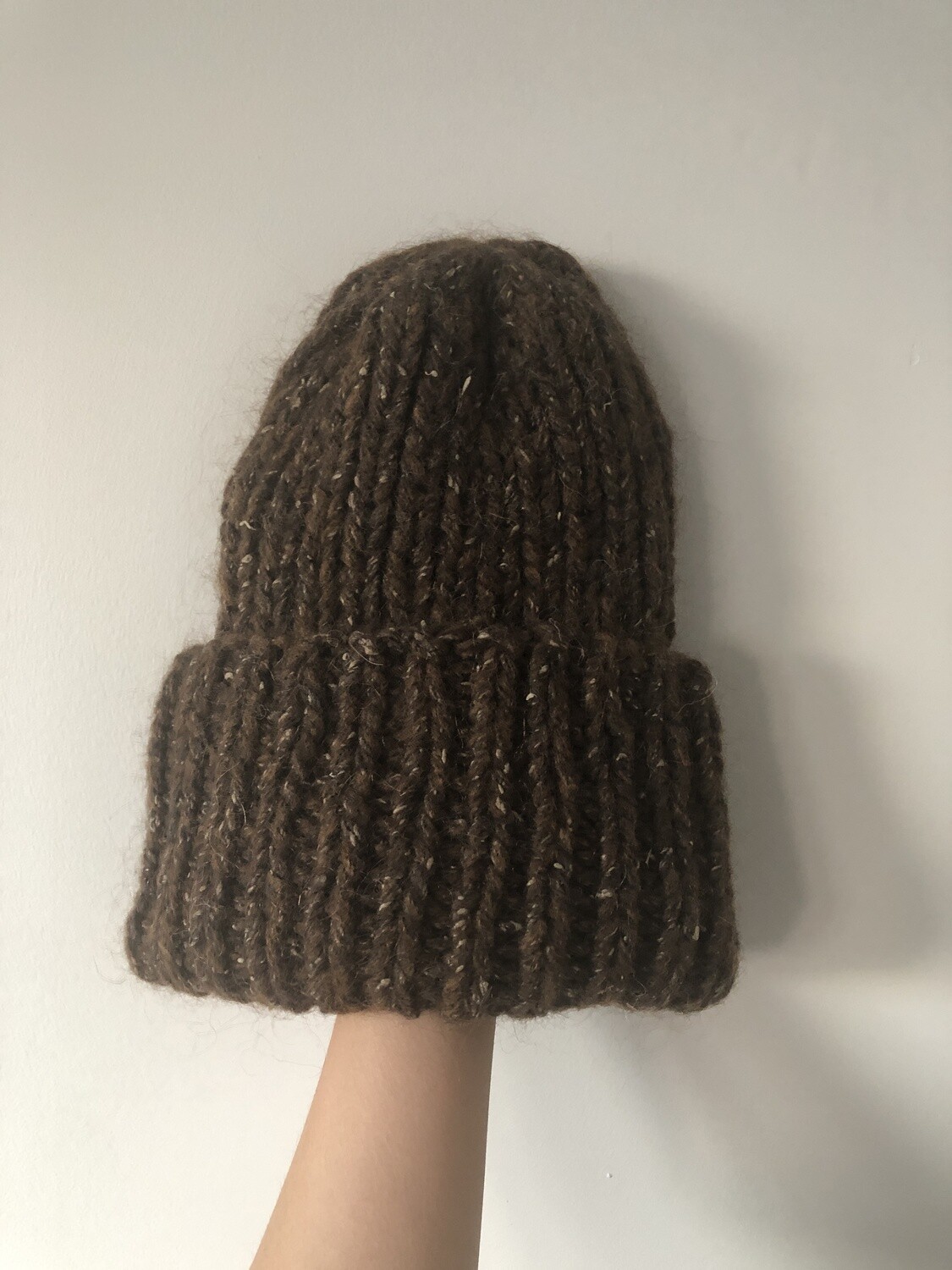 TALL BRIM BEANIE- ONE OF A KIND MARL