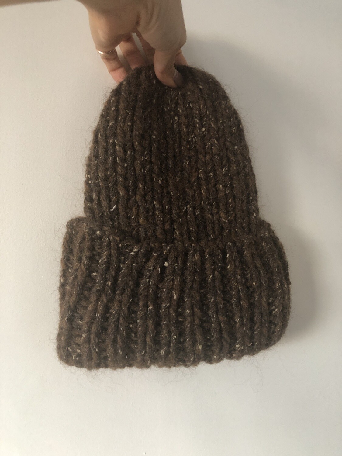 TALL BRIM BEANIE- ONE OF A KIND MARL