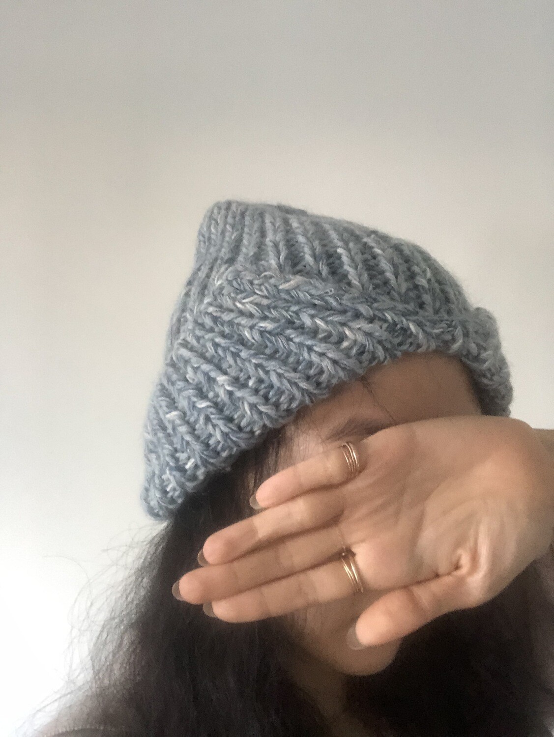 SPLIT BRIM BEANIE- ONE OF A KIND MARL