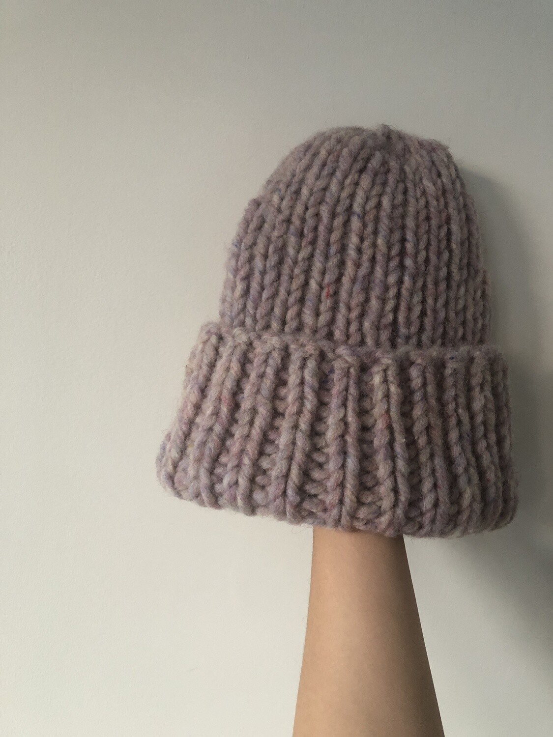 TALL BRIM BEANIE- ONE OF A KIND MARL