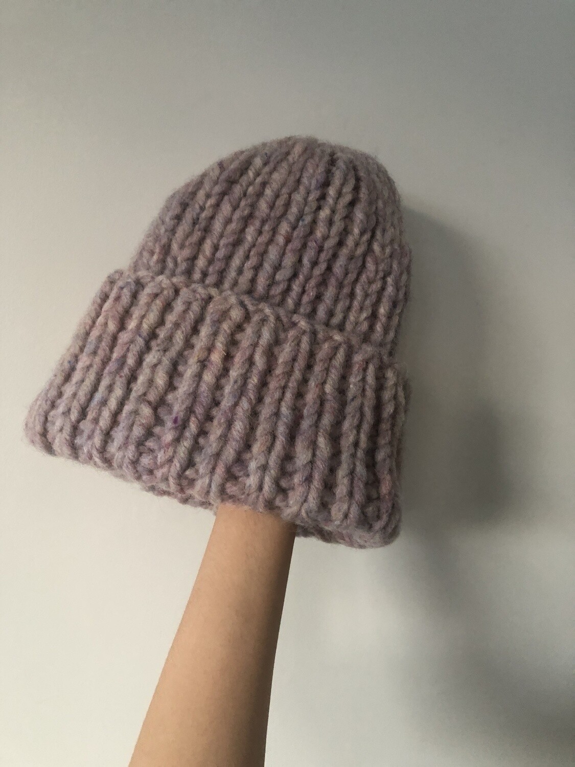 TALL BRIM BEANIE- ONE OF A KIND MARL