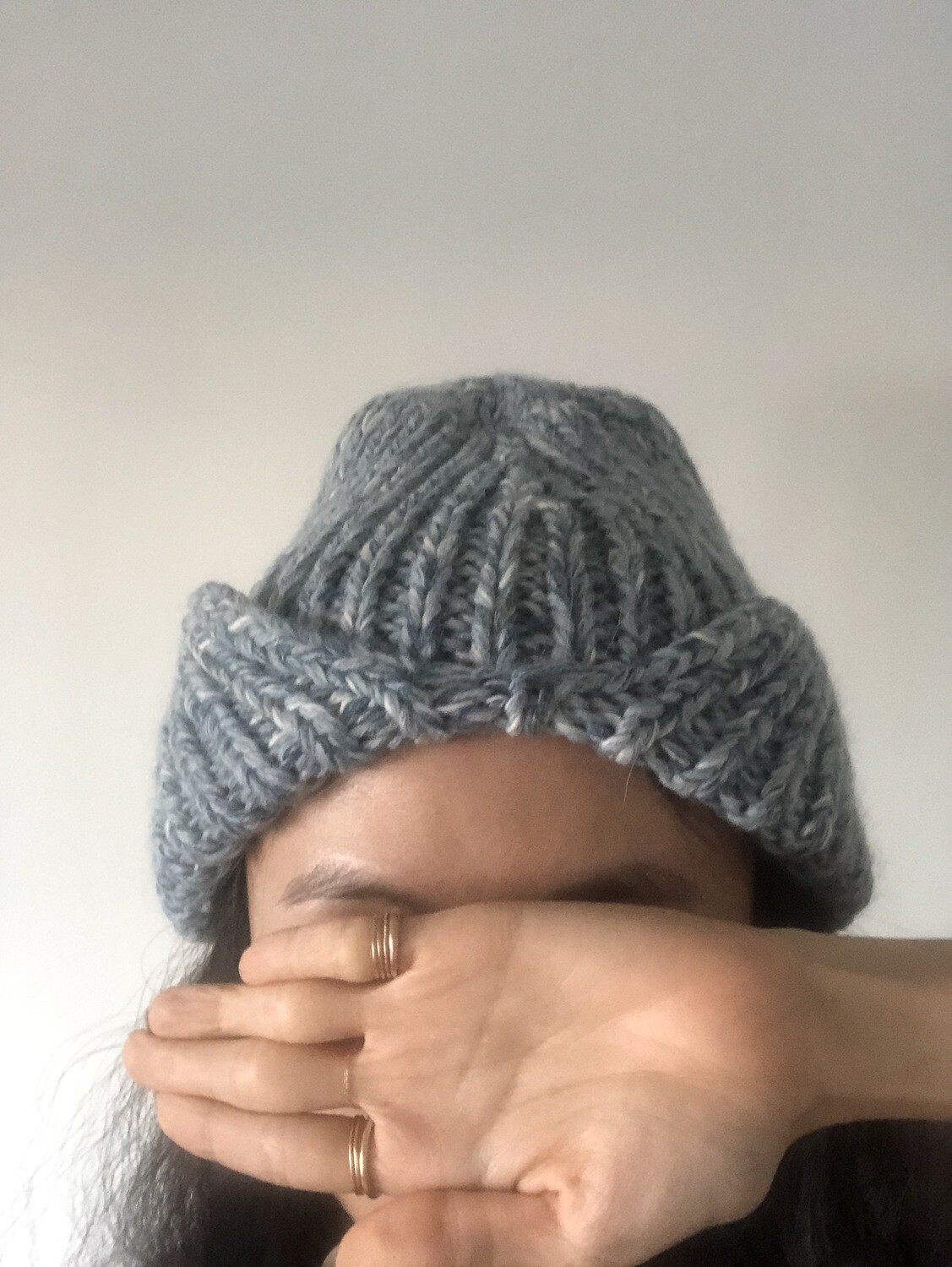 SPLIT BRIM BEANIE- ONE OF A KIND MARL