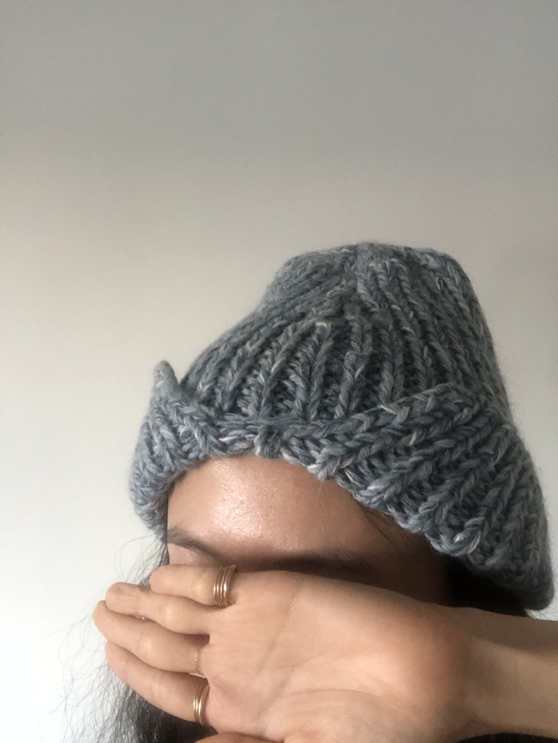 SPLIT BRIM BEANIE- ONE OF A KIND MARL