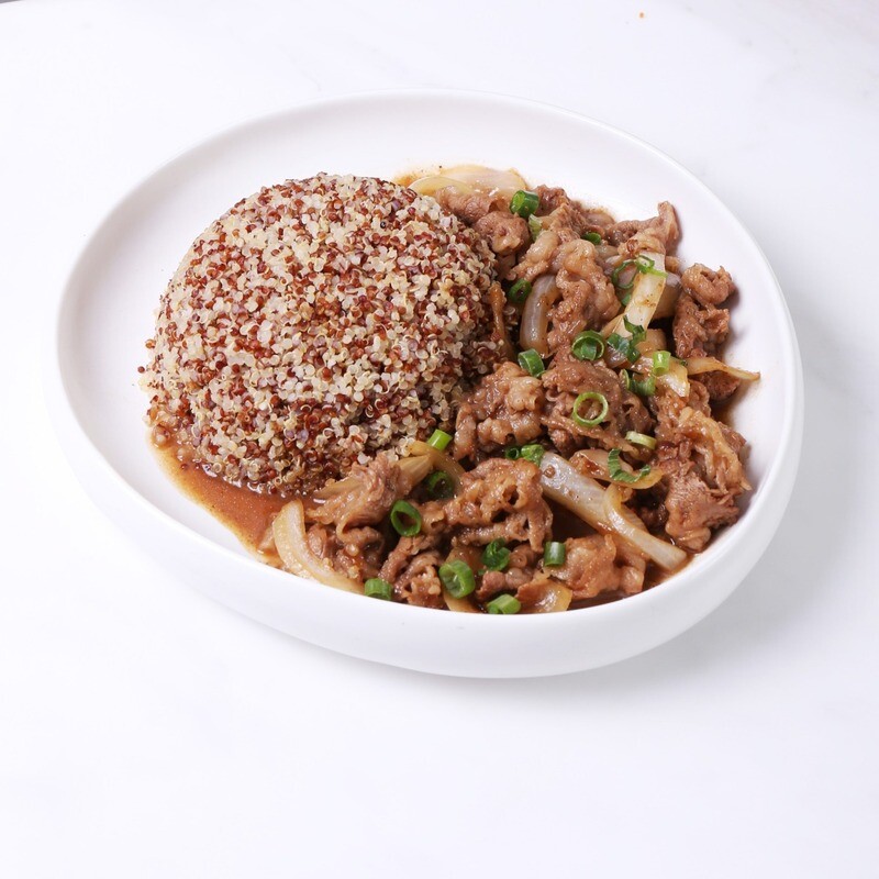 Korean Beef Bulgogi Quinoa Rice