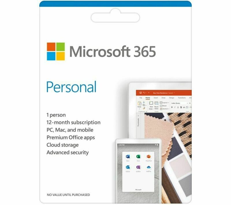 MICROSOFT 365 Personal - 1 year for 1 user