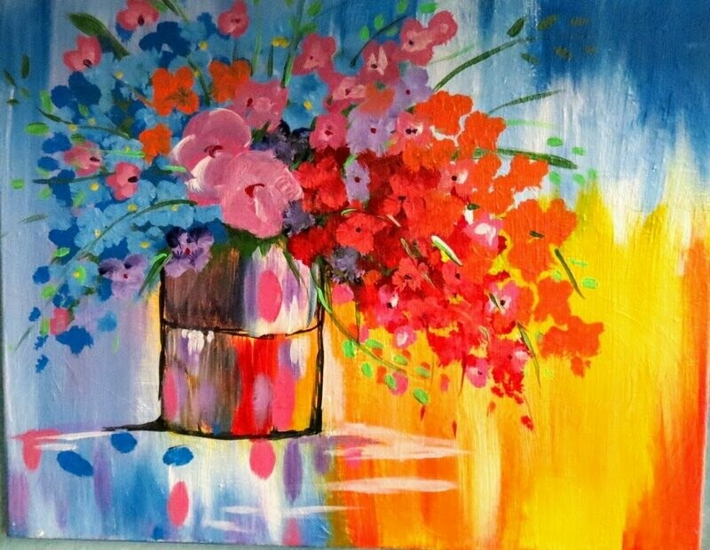 My Paint Can Makes Flowers
