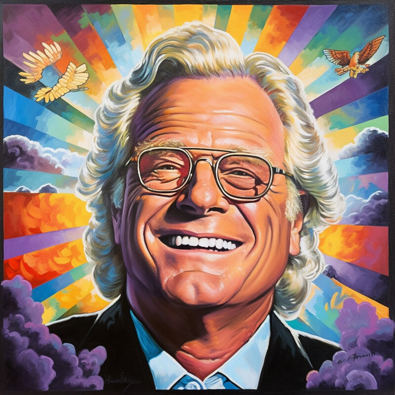 Icon Collection | Jerry Springer-Eternal Showman | Original Canvas Art Or Print